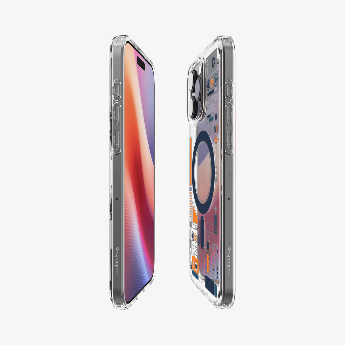 ACS08727 - iPhone 16 Pro Ultra Hybrid Analogue (Mag Fit) showing the partial front, partial back and sides