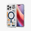 ACS08727 - iPhone 16 Pro Ultra Hybrid Analogue (Mag Fit) showing the back and front