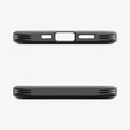ACS09136 - iPhone 16e Case Tough Armor AI (MagFit) in Gunmetal showing the top and bottom