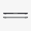 ACS11269 - MacBook Air 13-inch Nano Pop Black Sesame showing front and rear edge views of the laptop case with a slim fitted profile