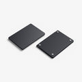 ACS11269 - MacBook Air 13-inch Nano Pop Black Sesame showing top and bottom views of the closed laptop case with raised feet