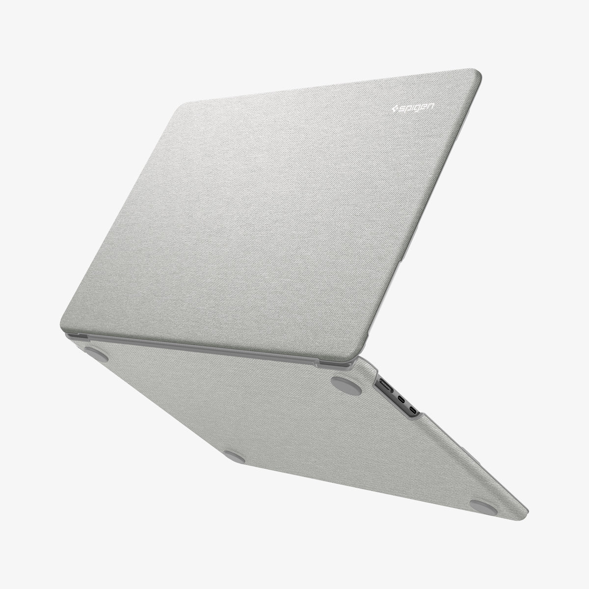 ACS10975 - MacBook Air 15-inch in Heather Gray showing the bottom