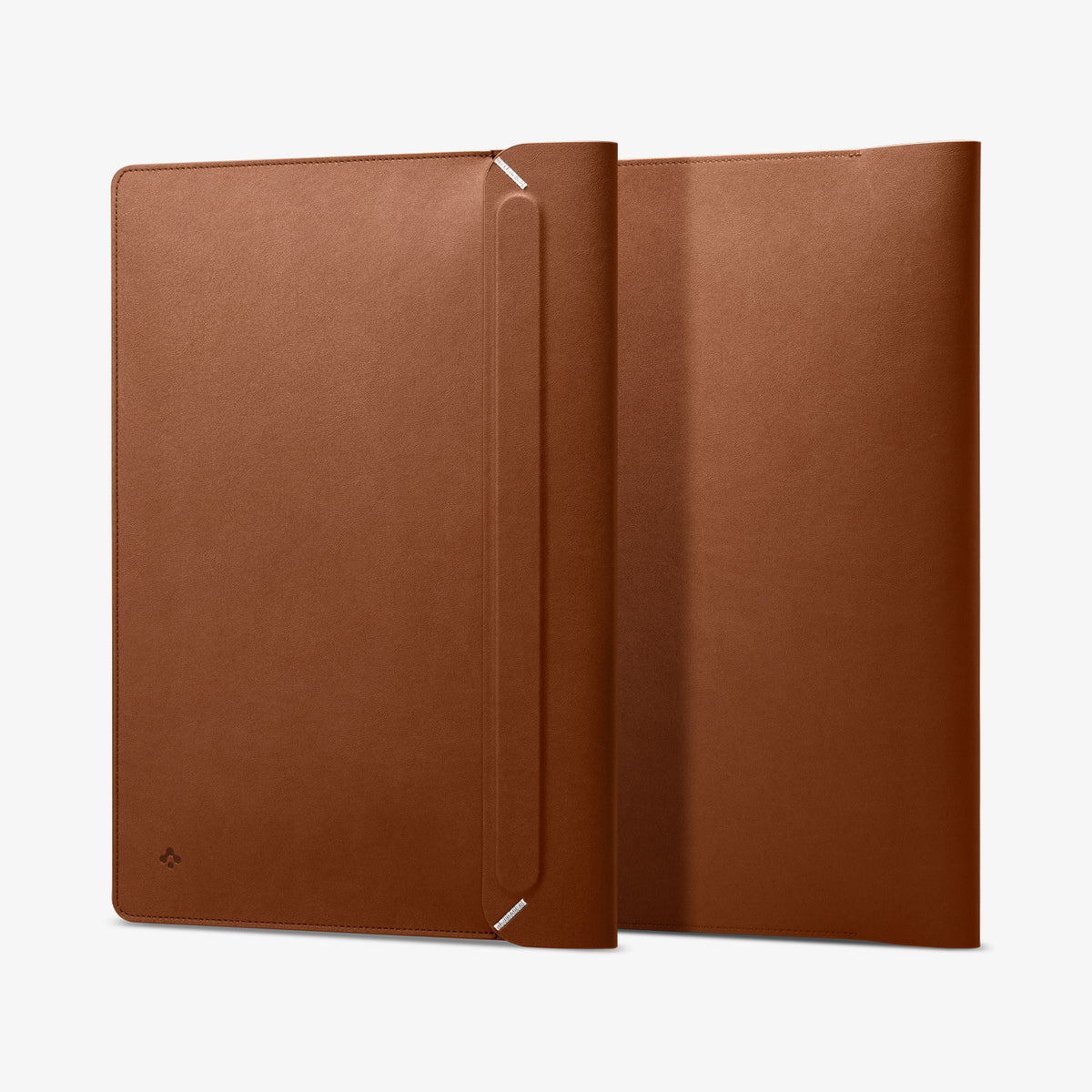 AFA06416 - Spigen Valentinus MacBook Sleeve rear exterior with clean minimal leather surface