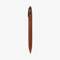 AFA06419 - MacBook Pro 16-inch Valentinus Laptop Pouch in Classic Brown showing slim leather design with device inside