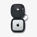 AFA09214 - Mac Mini M4 Klasden Pouch in Charcoal Gray showing the inner, top view with device inside