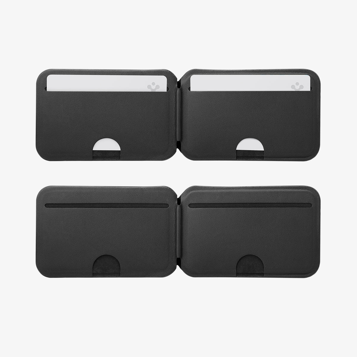 AFA11591 - Slim Fold Card Holder Stand (Mag Fit) | S314-4 in Black showing inside