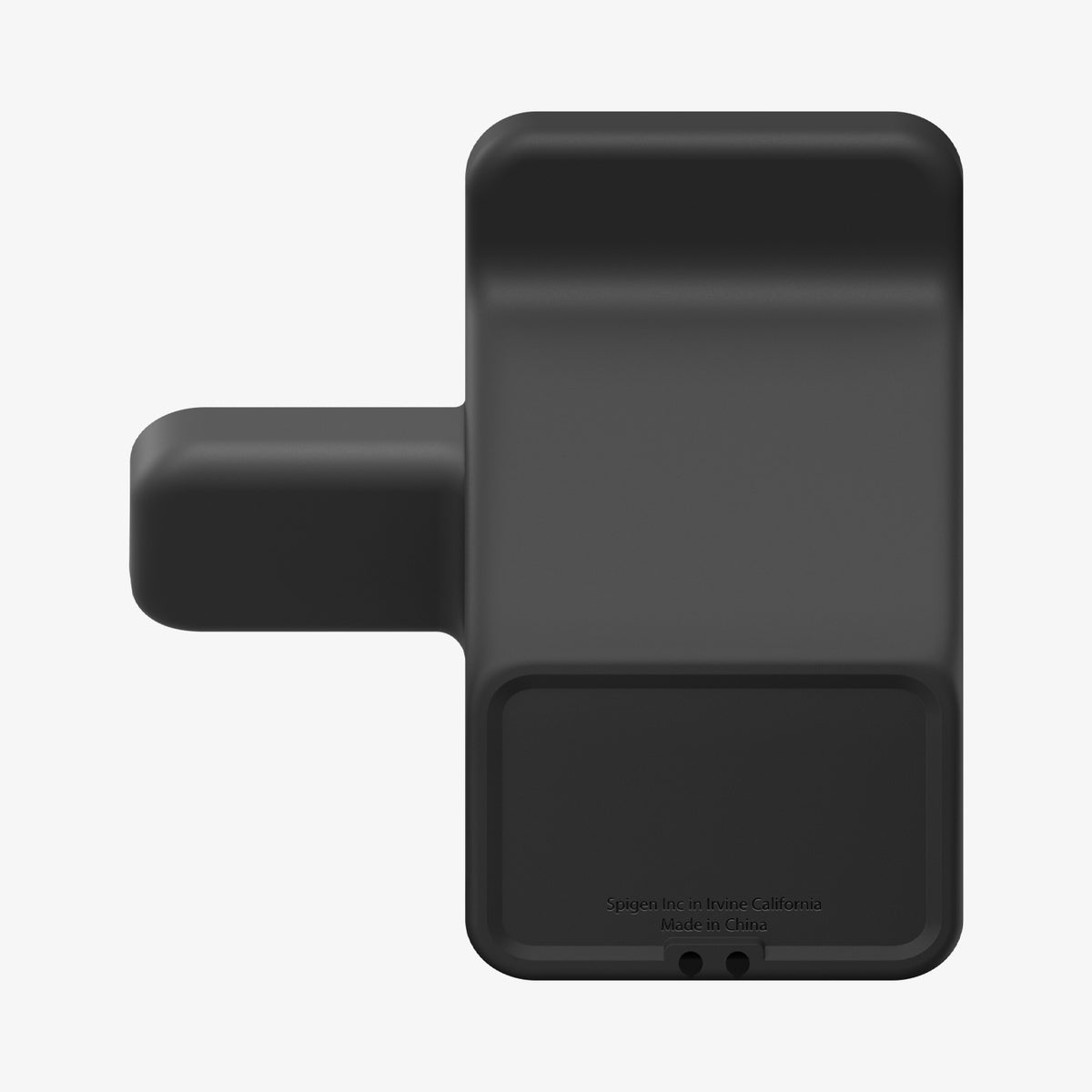 AMP09172 - Magsafe Duo Charger Stand (Mag Fit) in Black showing the back. 
