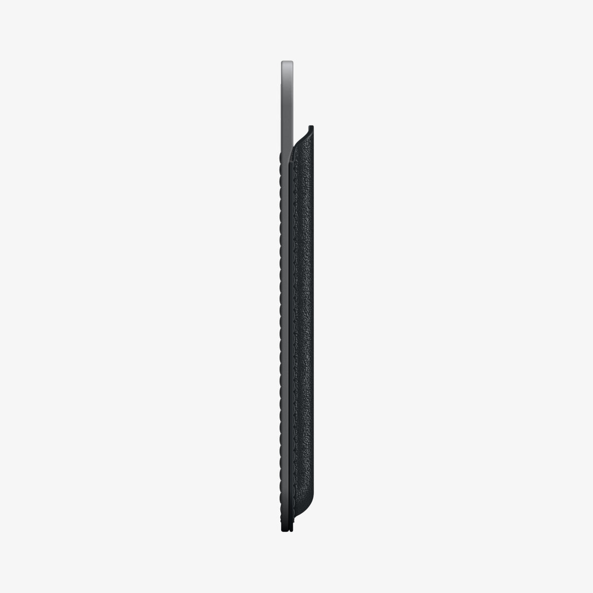 AFA06997 - MagSafe Card Holder Nano Pop (Mag Fit) in Black Sesame showing the side