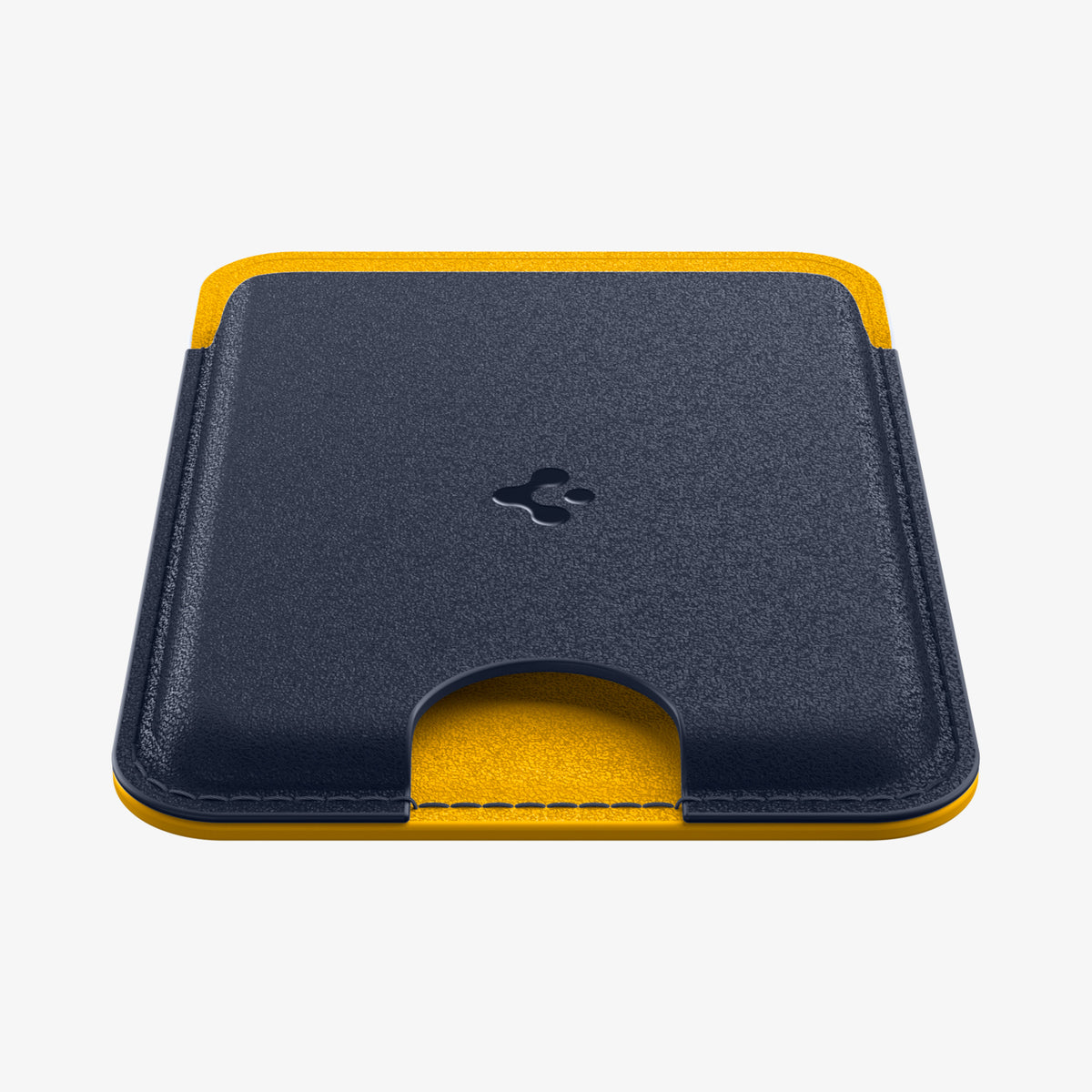 AFA06390 - MagSafe Card Holder Nano Pop (Mag Fit) in Blueberry Navy showing the front and bottom