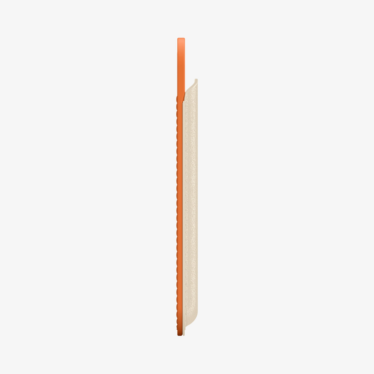 AFA11341 - MagSafe Card Holder Nano Pop (Mag Fit) in Orange Beige showing side