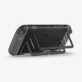 ACS10206 - Nintendo Switch 2 Case Nano Pop in Black Sesame showing the back, top and partial side while layers of the stand detached from each other