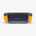ACS10205 - Nintendo Switch 2 Case Nano Pop in Blueberry Navy showing the back, top and sides, propped up with the built-in kickstand