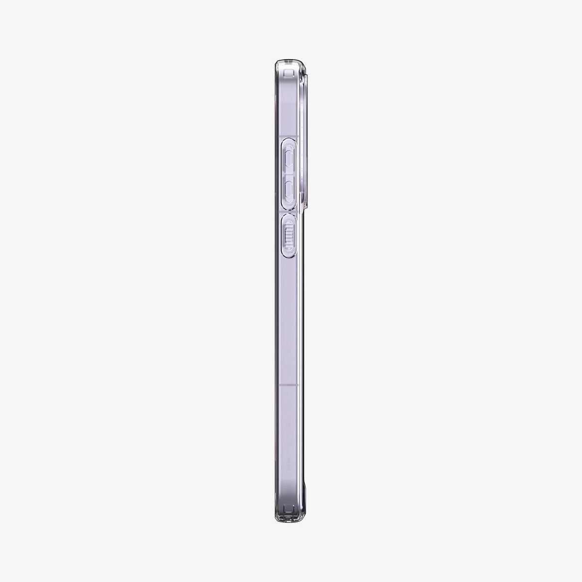 ACS09785 - OnePlus 15 Ultra Hybrid in Crystal Clear showing the sides. 