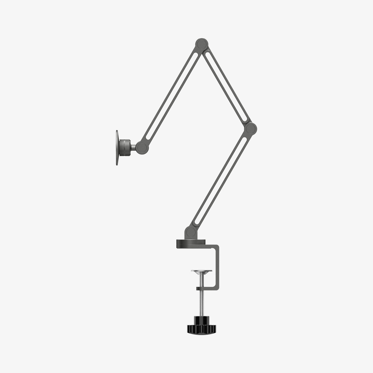 AMP09694 - Phone OneTap Clamp (MagFit) in Space Gray showing the side