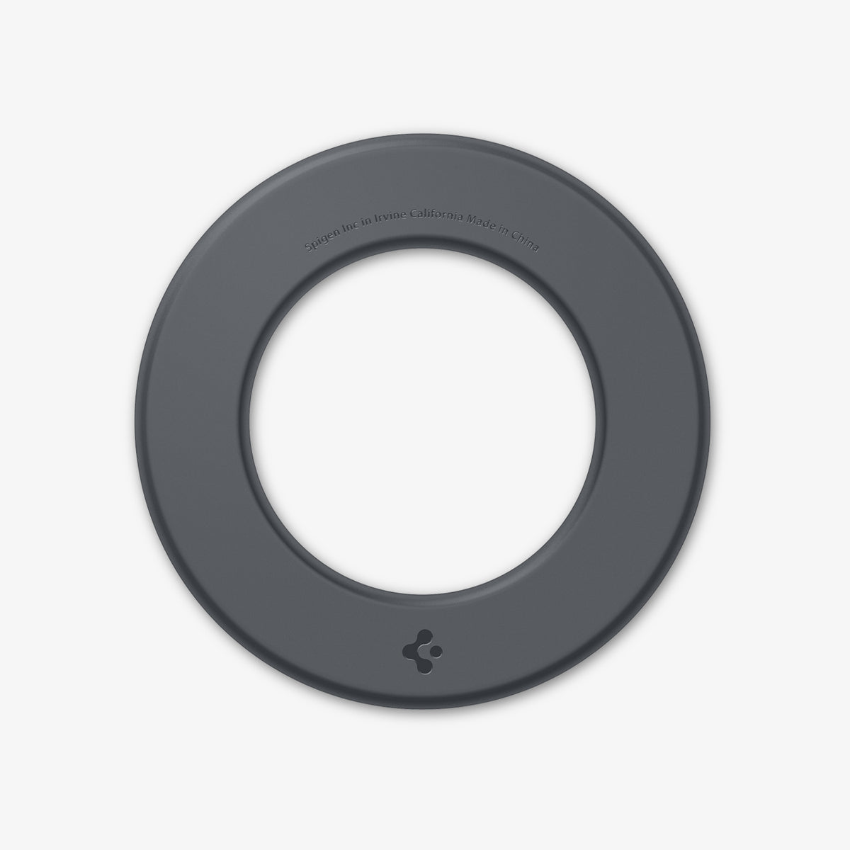 AMP09191 - OneTap Clamp in Space Gray showing the front of the magnet ring