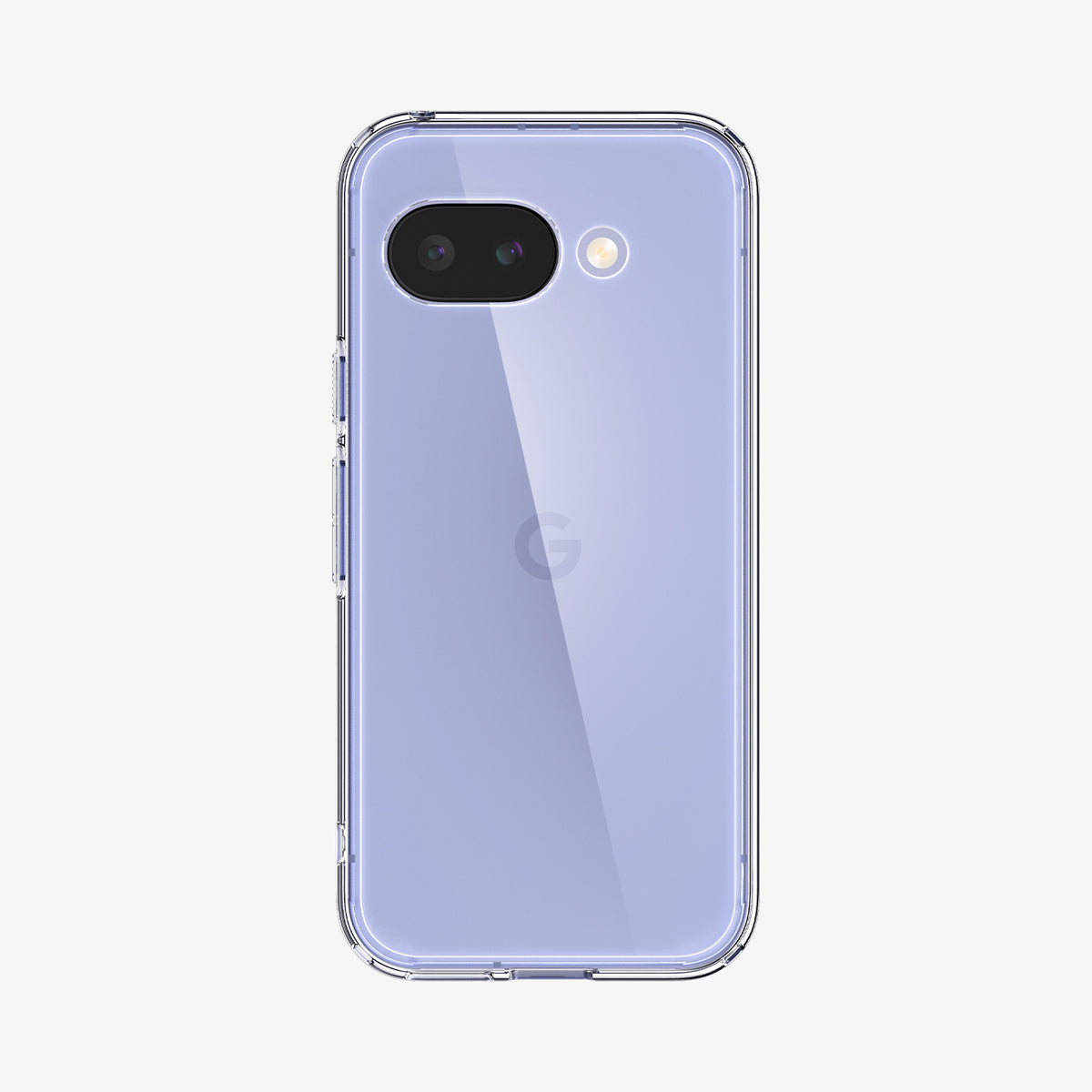 ACS09042 - Pixel 9a Case Ultra Hybrid in Crystal Clear showing the back