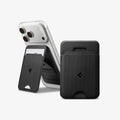 AFA10405 - MagSafe Card Holder Slim Fold (MagFit) | S314-1 in Black showing front and detail