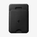 AFA10405 - MagSafe Card Holder Slim Fold (MagFit) | S314-1 in Black showing the front