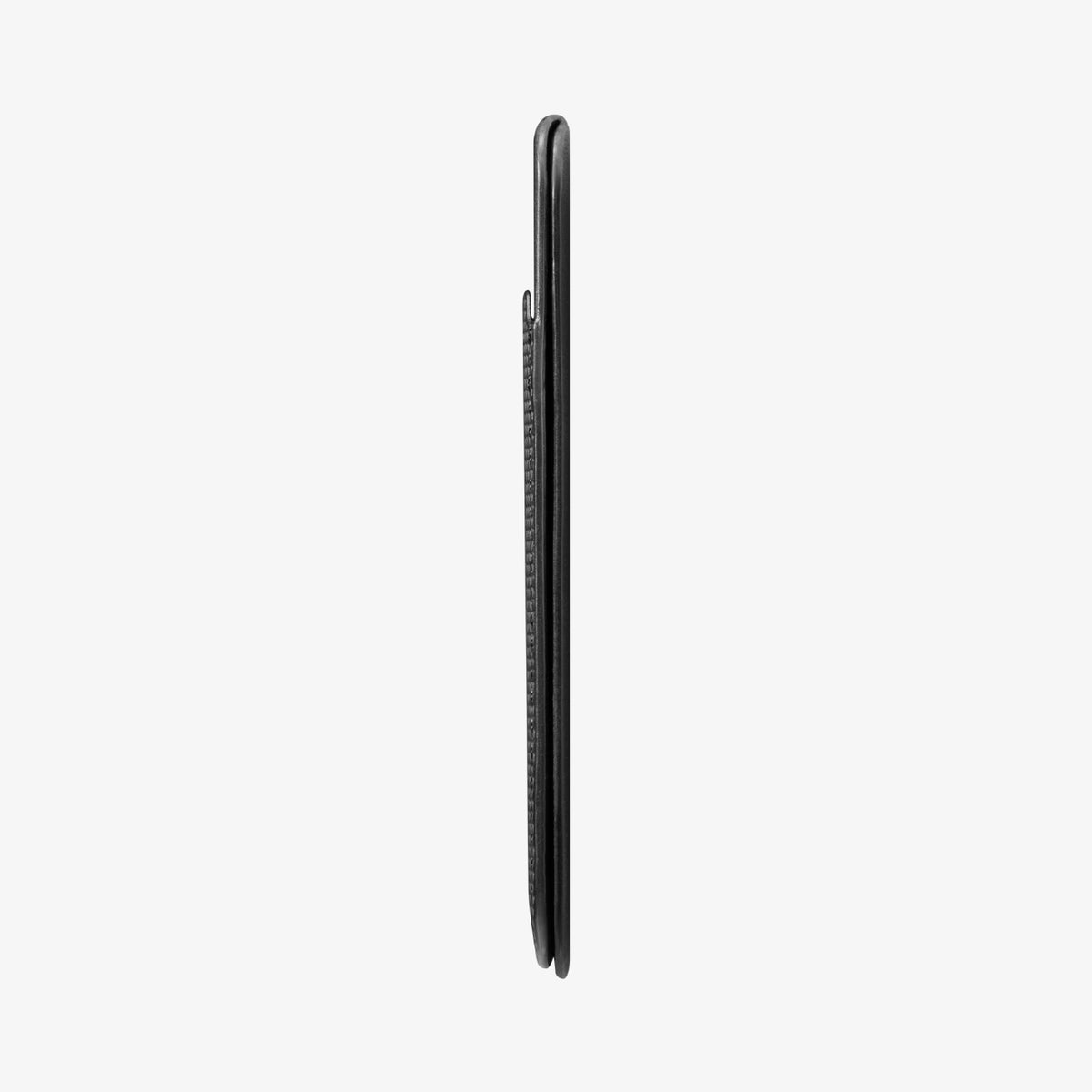 AFA10405 - MagSafe Card Holder Slim Fold (MagFit) | S314-1 in Black showing the side