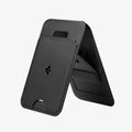 AFA10405 - MagSafe Card Holder Slim Fold (MagFit) | S314-1 in Black showing folding part