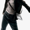 ACS10973 - Galaxy S26 Case Ultra Hybrid Neo One (Mag Fit) showing person wearing device and case with strap