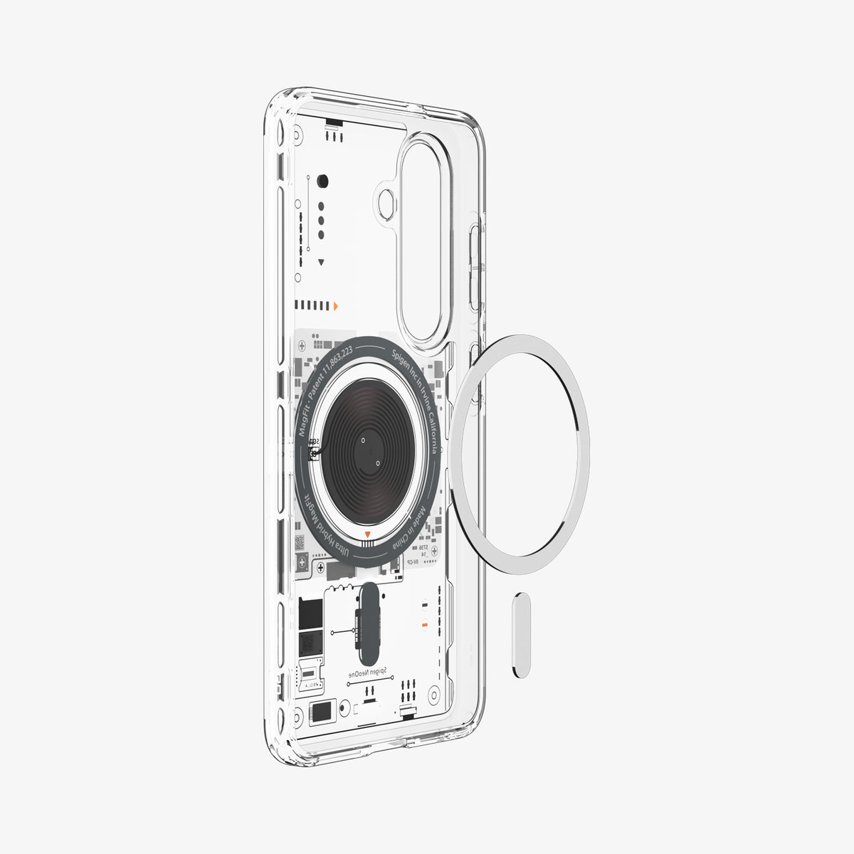 ACS10973 - Galaxy S26 Case Ultra Hybrid Neo One (Mag Fit) showing the back and partial side with mag fit technology