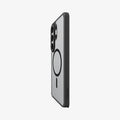 ACS10959 - Galaxy S26 Ultra Case Ultra Hybrid (Mag Fit) Matte Black showing the back and partial side
