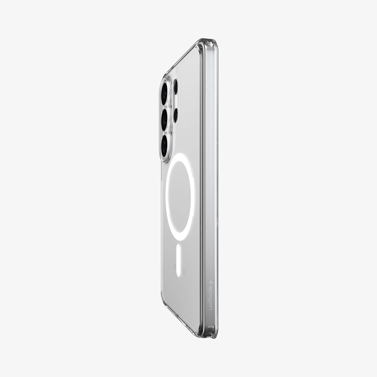 ACS10958 - Galaxy S26 Ultra Case Ultra Hybrid (Mag Fit) Crystal Clear showing the back and partial side
