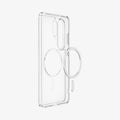 ACS10958 - Galaxy S26 Ultra Case Ultra Hybrid (Mag Fit) Crystal Clear showing the back and partial side with mag fit technology