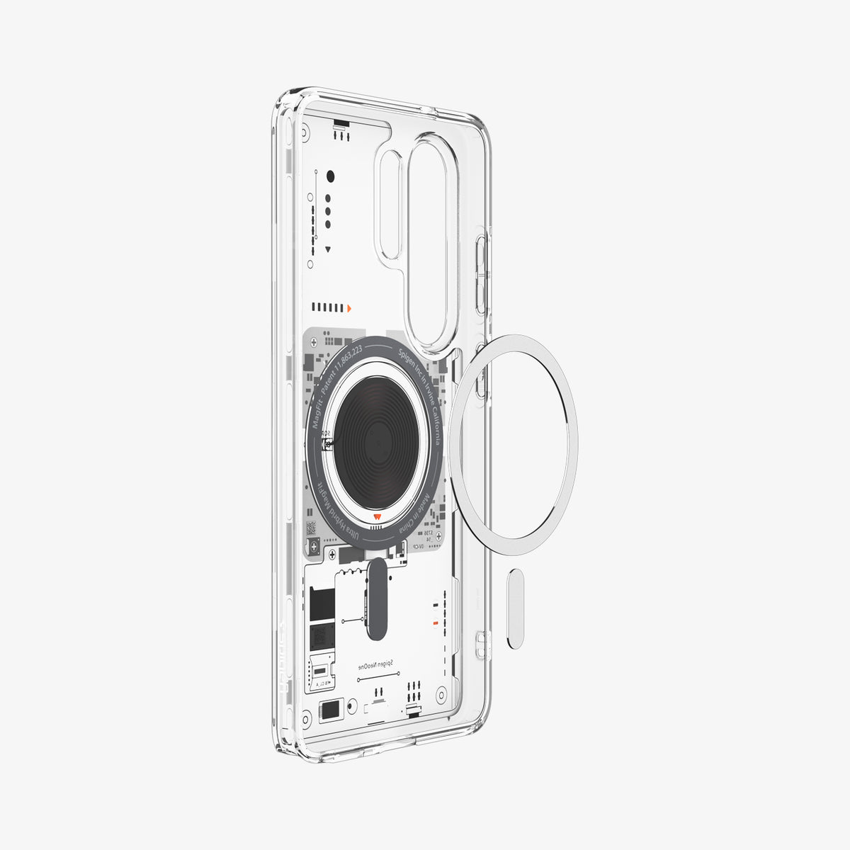 ACS10963 - Galaxy S26 Ultra Case Ultra Hybrid Neo One (Mag Fit) showing the back and partial side with mag fit technology