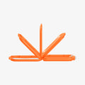 AFA11380 - MagSafe Card Holder Tintap (MagFit) in Orange showing the sides card slot open