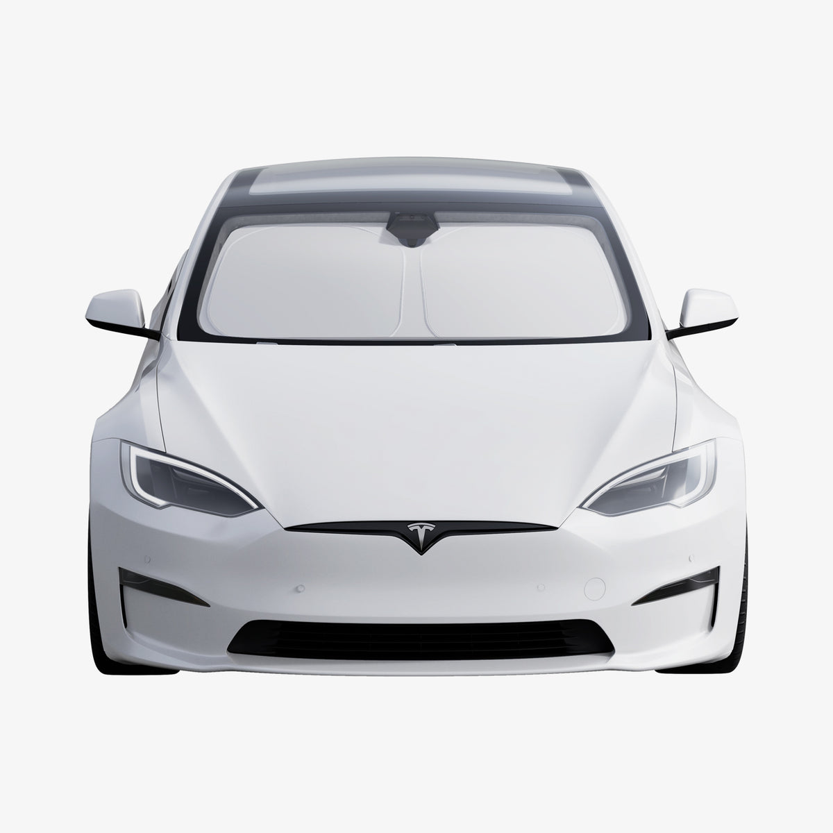 ACP09305 - Tesla Series - CryoShade Model S (2022-2024) showing front part of the car.