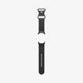 AMP09491 - PWF Series Band Nano Pop in black sesame showing the front with watch band laid out flat