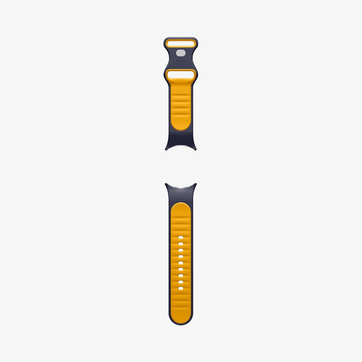 AMP09490 - PWF Series Band Nano Pop in blueberry navy showing the back of the watch band laid out flat