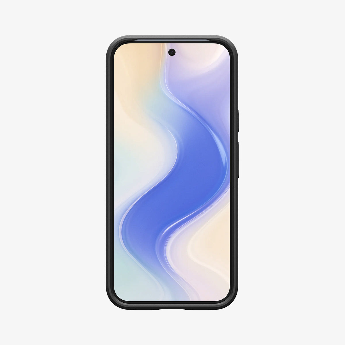 ACS09737 - Pixel 10 Pro XL Case Liquid Air in matte black showing the front
