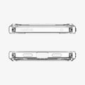 ACS09725 - Pixel 10 Pro XL Case Ultra Hybrid Metal Ring (MagFit) in crystal clear showing the top and bottom of case