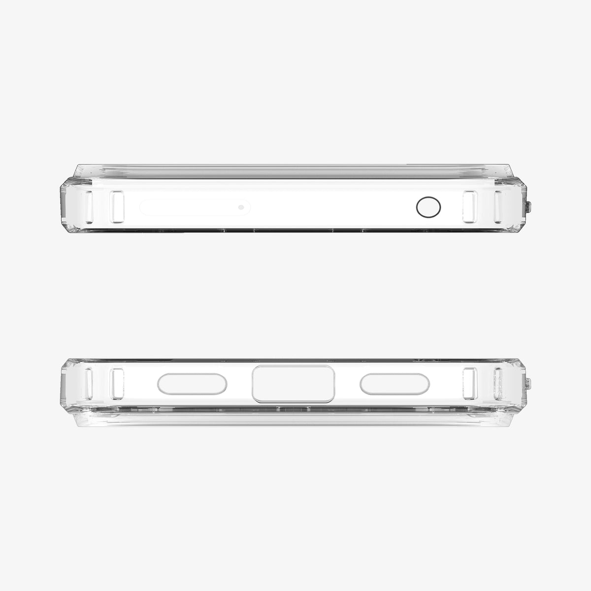 ACS09717 - Pixel 10 Pixel 10 Pro Crystal Flex (MagFit) showing the top and bottom of case