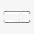 ACS11644 - Galaxy S25 FE Case Slim Armor Essential (MagFit) in clear showing the top and bottom of case