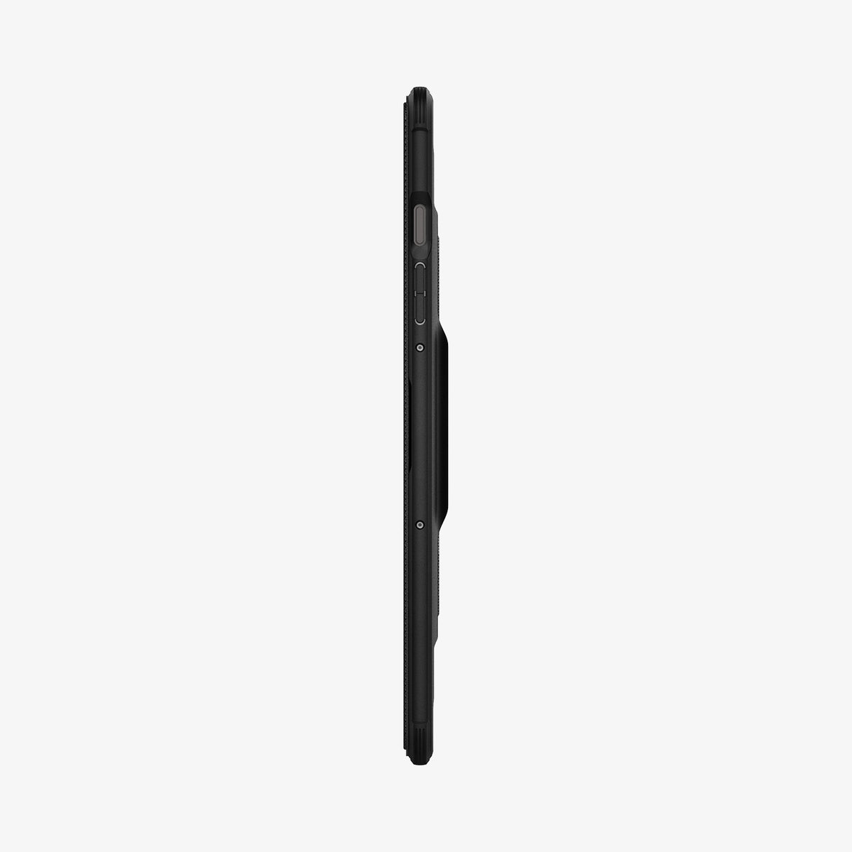 ACS09380 - Galaxy Tab S10 FE Case Rugged Armor Pro in Matte Black showing the side
