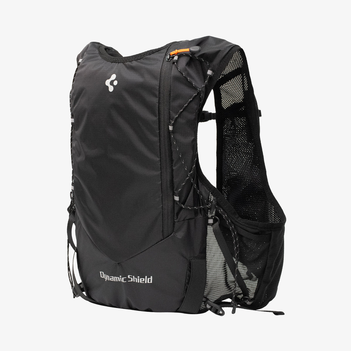 AMP10225 - Dynamic Shield™ Running Vest | A721 L-XL in Black showing the back and partial inner