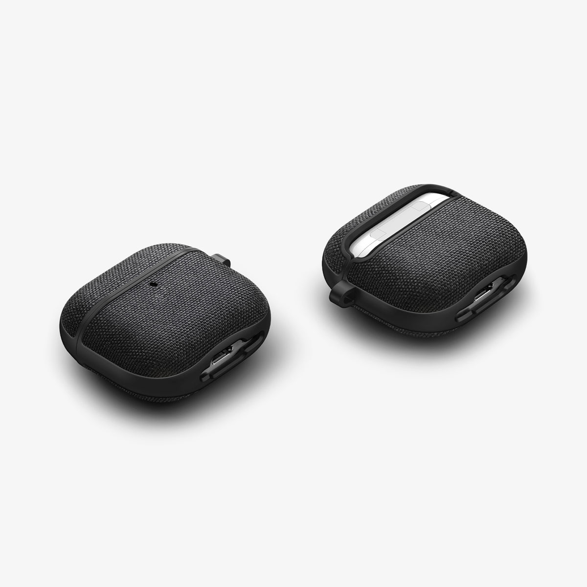 ACS08648 - AirPods 4 Pro / AirPods 4 Case Urban Fit in Black showing the front, back, sides and bottom