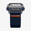 ACS08925 - Apple Watch 10 (46mm) Case Lite Fit Pro in Navy Blue showing the partial front  and partial side 