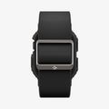 ACS07103 - Apple Watch (45mm) Lite Fit Pro in Matte Black showing the back and side of the watch strap