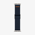 AMP05984 - Apple Watch Series (Apple Watch (49mm)/Apple Watch (45mm)/Apple Watch (42mm)) Watch Band Lite Fit Ultra in navy showing the watch band laid out flat