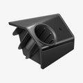 ACP09182 - Tesla cybertruck Charging Adapter Door Dock CO252 in Black  showing the side zoomed in