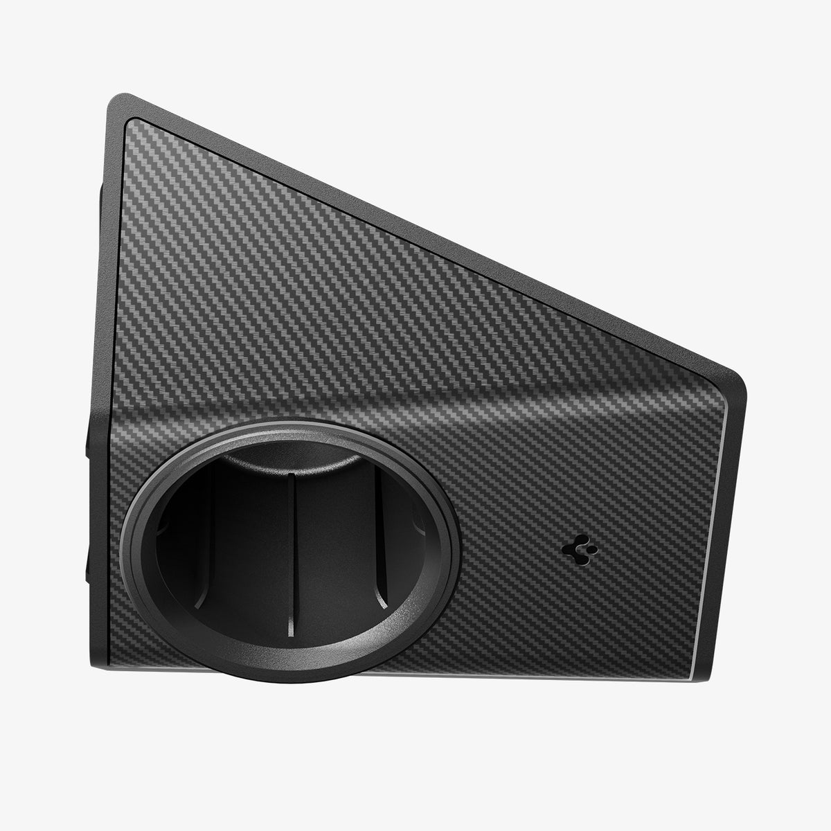 ACP09182 - Tesla cybertruck Charging Adapter Door Dock CO252 in Black  showing the side zoomed in