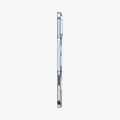 ACS09742 - Pixel 10 Pro Fold Case Ultra Hybrid Metal Ring (MagFit) in crystal clear showing the side