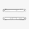 ACS08890 - Galaxy A16 5G Case Ultra Hybrid in Crystal Clear showing the top and bottom