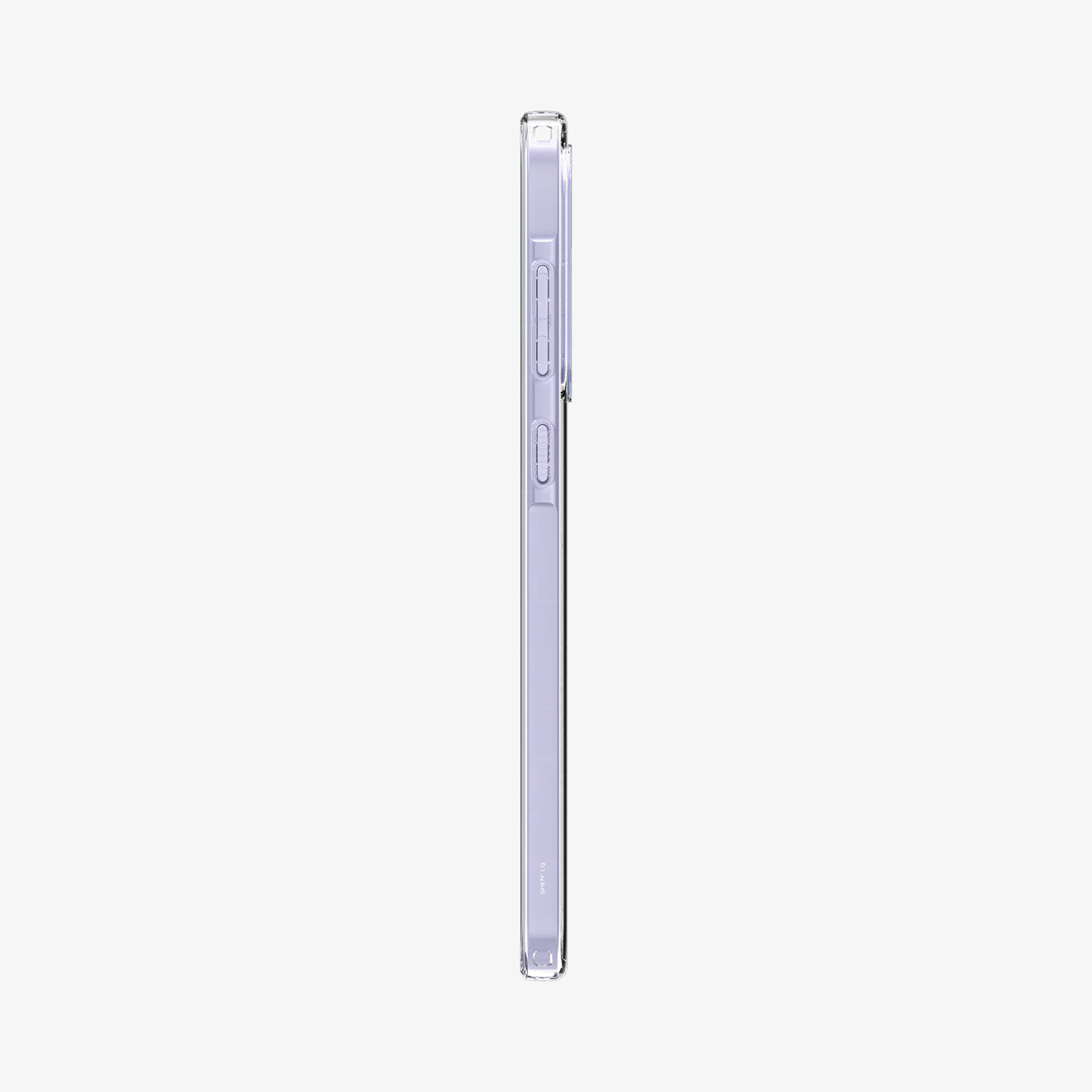 ACS09167 - Galaxy A36 5G Case Liquid Crystal in Crystal Clear showing the side