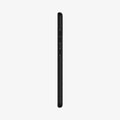 ACS00601 - Galaxy A51 Case Liquid Air in Matte Black showing the side with side buttons